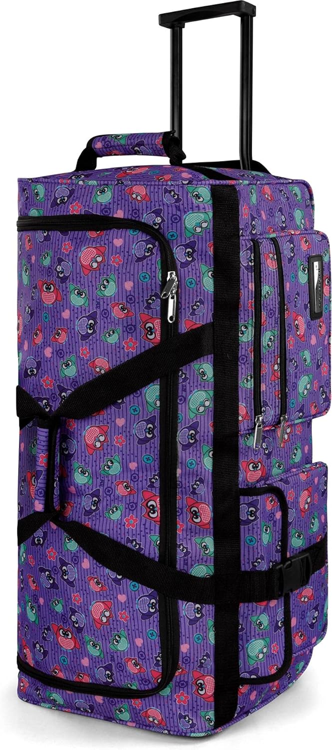 normani® Reisetasche mit Rollen 80 Liter Volumen Jumbo Big-Travel Reisetrolley riesige XXL in vielen