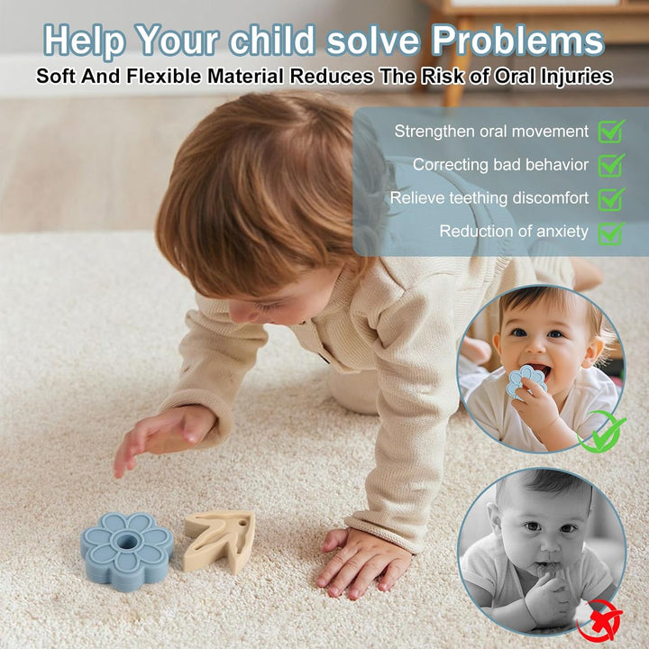 CLDY Kaukette für Kinder, 5er-Pack sensorische Kauketten, Autismus-Spielzeug für Jungen und Mädchen,