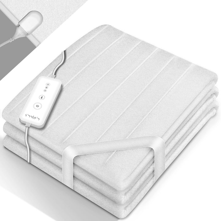 sinnlein® Wärmeunterbett aus Vlies 190 x 80 cm TÜV SÜD GS geprüft | elektrische Heizdecke mit beleuc