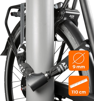AXA Absolute 9-110 - Fahrradschloss - Fahrradschloss hohe sicherheit - Sicherheitsstufe 14-110 cm x