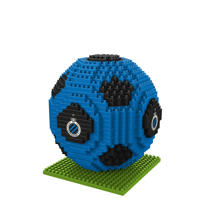 FOCO Offizielles Lizenzprodukt Club Brugge KV BRXLZ-Steine 3D-Fussball BAU-Set, Club Brugge Kv