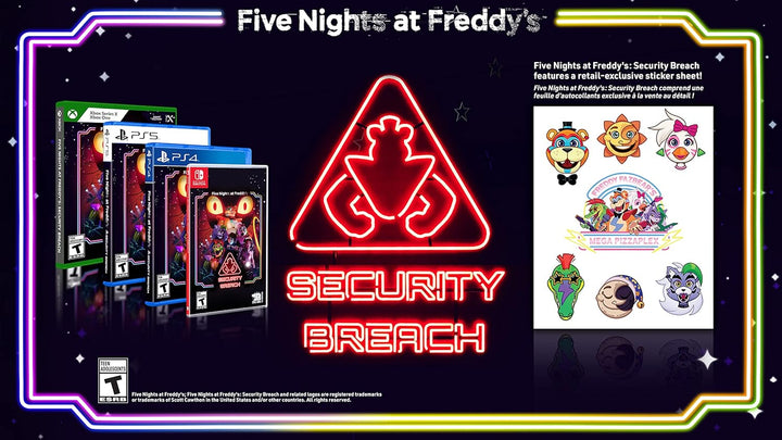Fünf Nächte bei Freddy: Sicherheitsverletzung (NSW) Nintendo Switch Standard, Nintendo Switch Standa