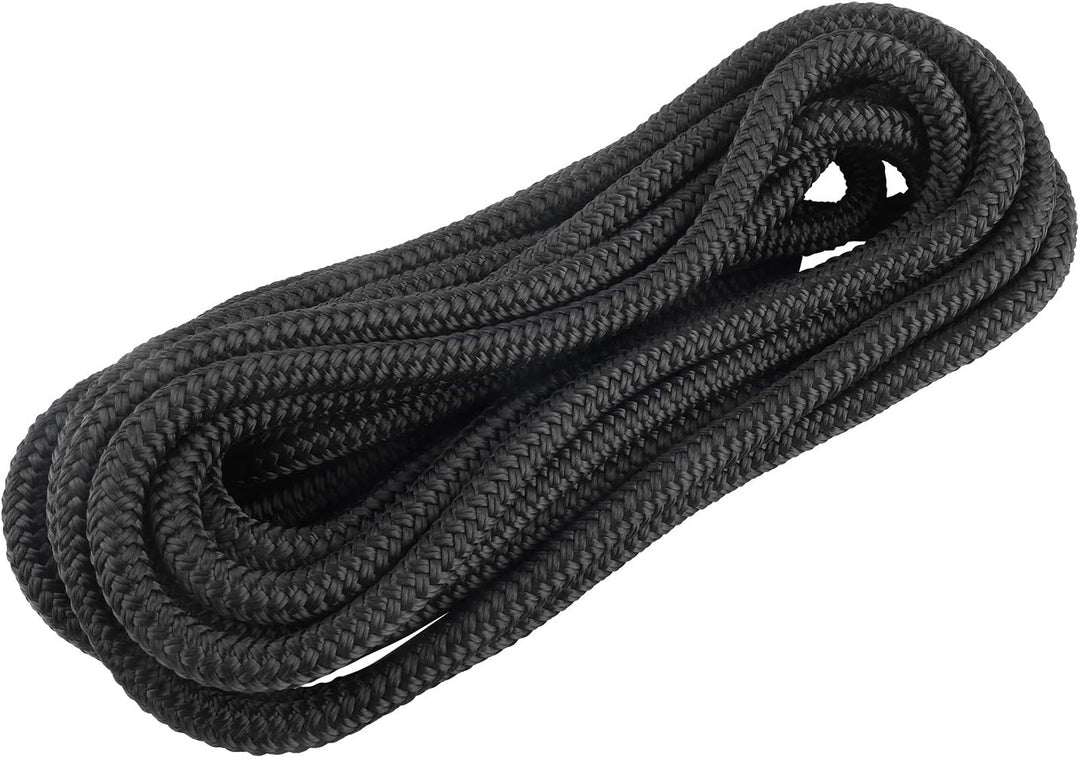 FreeTec 2tlg Boot Fenderleine Nylon Dockline Festmacherleine Fenderseil Bootsseil mit Auge 12mm Durc