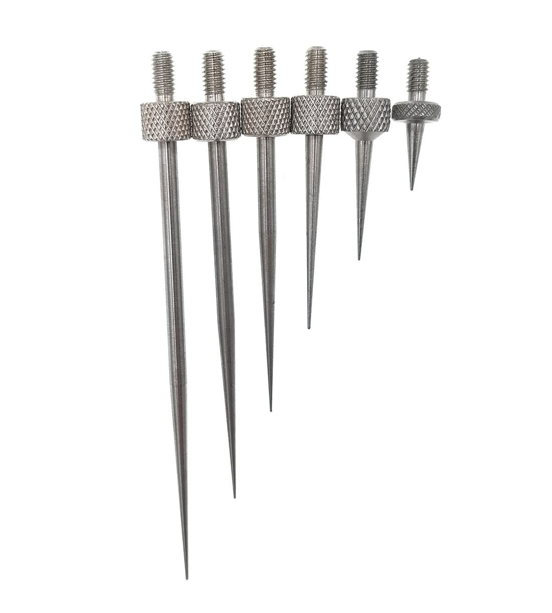 SUXING Nadel Messeinsätze für Messuhren,Messeinsatz Stahl abgerundet R 0.15 mm, Stiftlänge 7/13/22/3