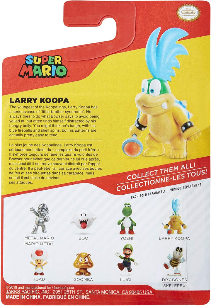 SUPER MARIO Actionfigur Larry Koopa Sammelspielzeug 6,3 cm