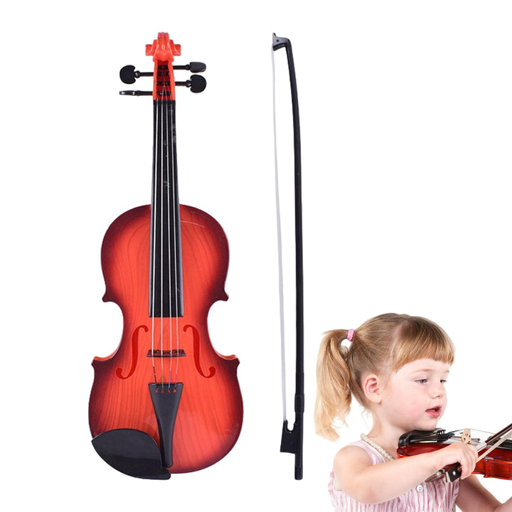 Geige, Musikspielzeug Für Kinder, Kinder Anfänger Üben Violine für Alltag Sammlung Reise Zuhause Fam