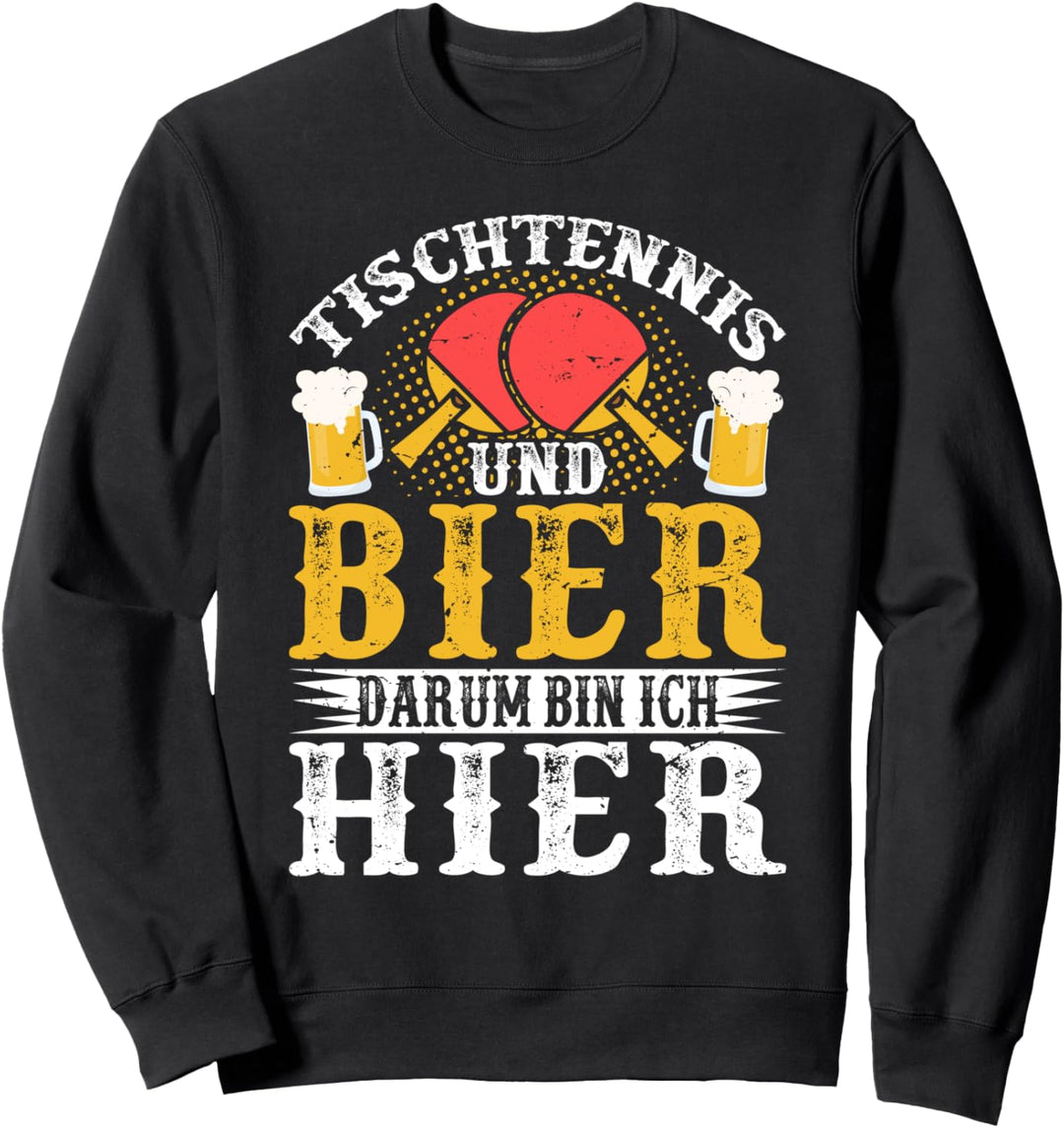 Tischtennis Trikot Kleidung Training Tisch Tennis Lustig Sweatshirt