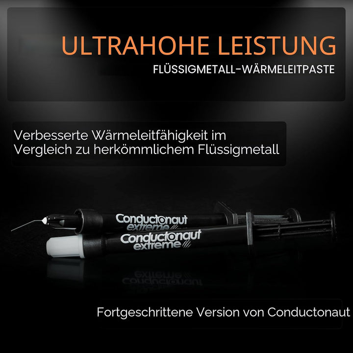Thermal Grizzly Conductonaut Extreme Flüssigmetall-Wärmeleitpaste - 5 Gramm, 5 Gram