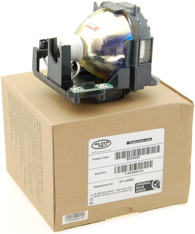 Alda PQ Professionell, Beamerlampe kompatibel mit PANASONIC ET-LAD60 Projektoren