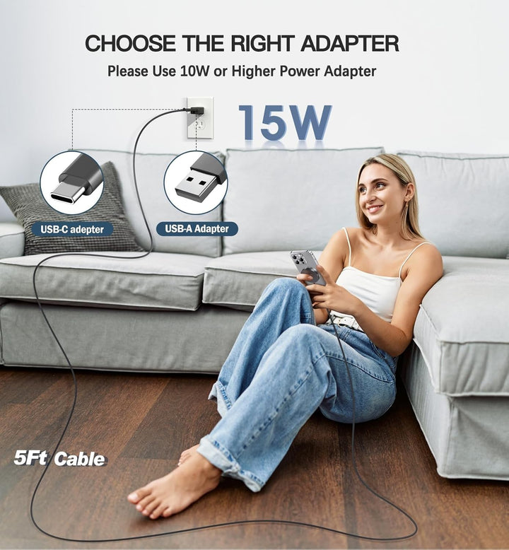 Mag-Safe Ladegerät Wireless Charger iPhone, 15W Schnell Apple induktive ladestation für iPhone 17/16