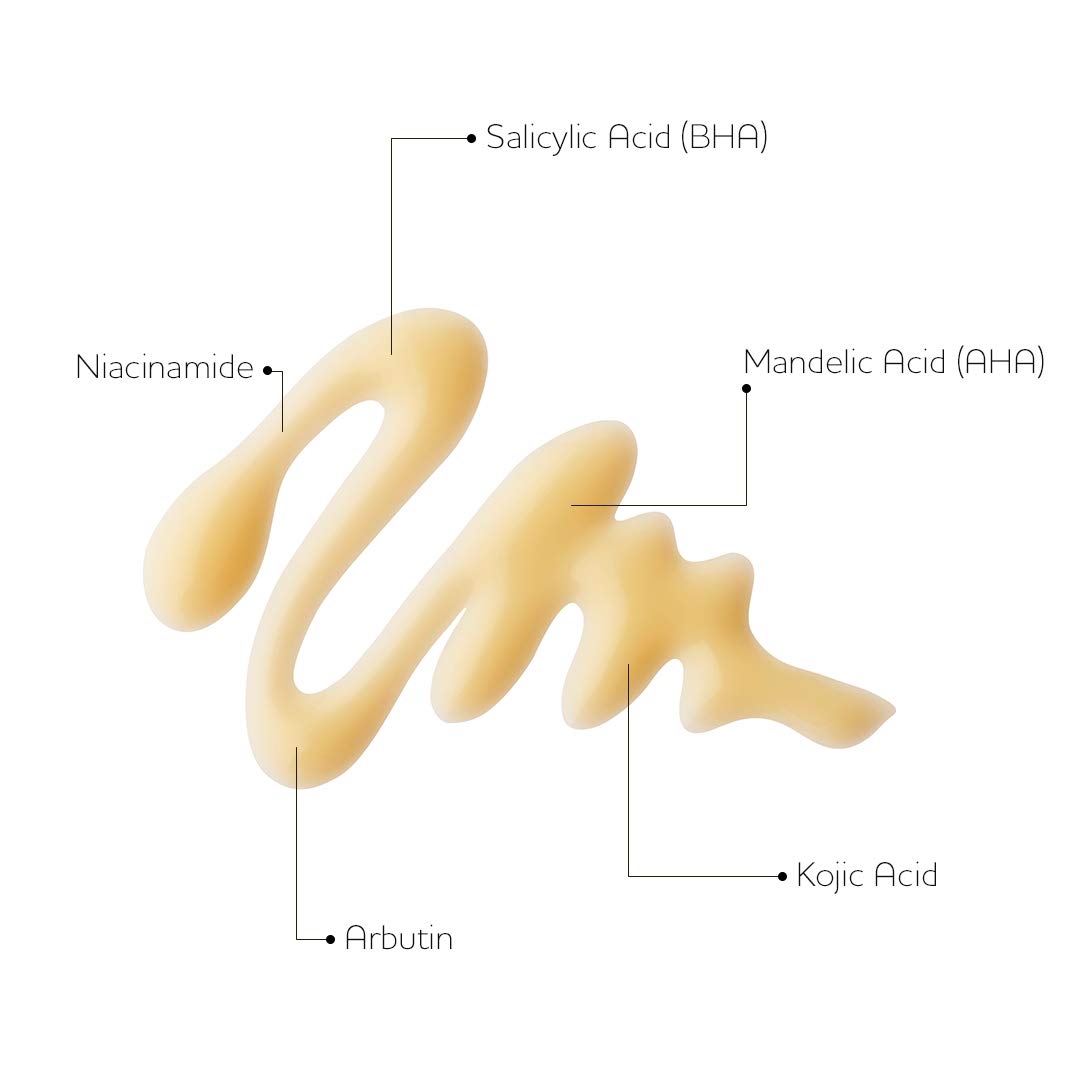 Dermaceutic Radiance - Aufhellende Creme mit Kojisäure, Arbutin, Niacinamid, Salicyl- und Mandelsäur