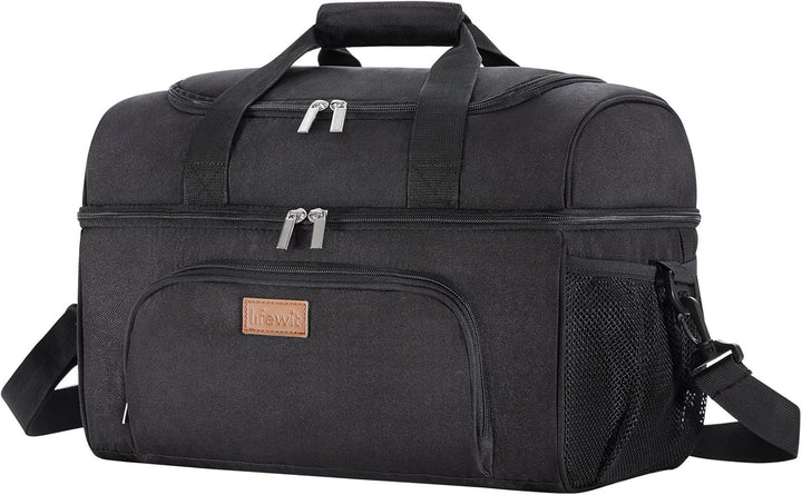 Lifewit Kühltasche Kühlbox Gross Einkaufstasche Faltbar Cooler Bag Sportliche Isoliertasche Double D