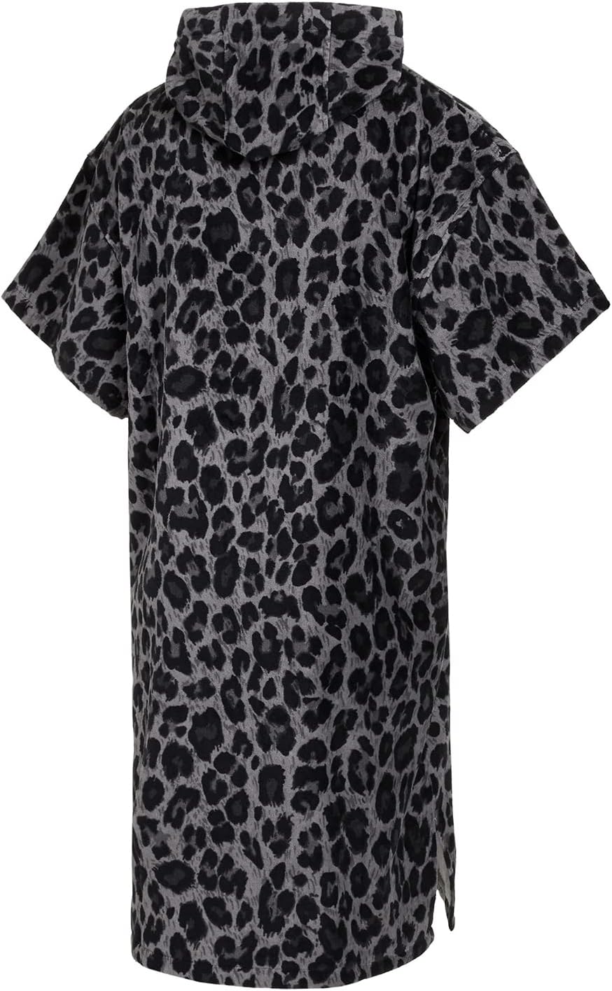 Mystic 2022 Velour Poncho/Change Robe 210134 - Black