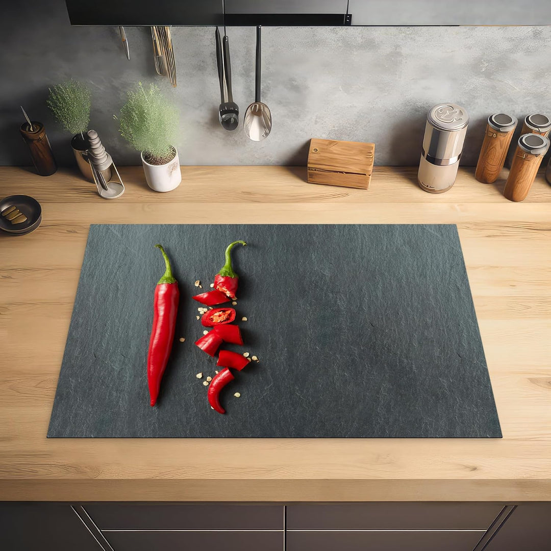 KitchenYeah© Herdabdeckplatte Einteilig Induktionsmatte Küche Abdeckung Ceranfeld Herd Abdeckplatte