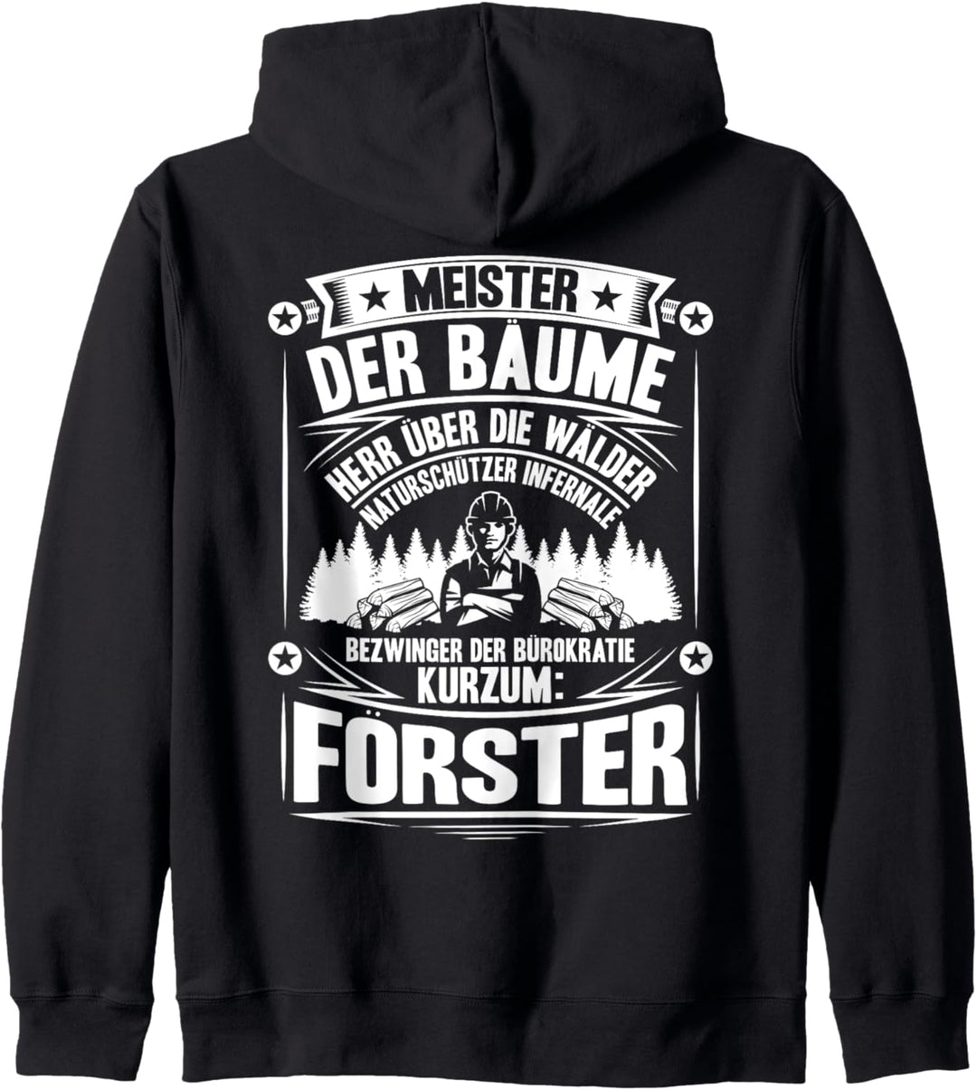 Forstwirtschaft Herr Über Die Wälder Förster Kapuzenjacke