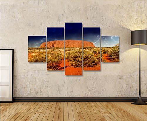 islandburner Bild Bilder auf Leinwand Ayers Rock V2 Australien MF XXL Poster Leinwandbild Wandbild D