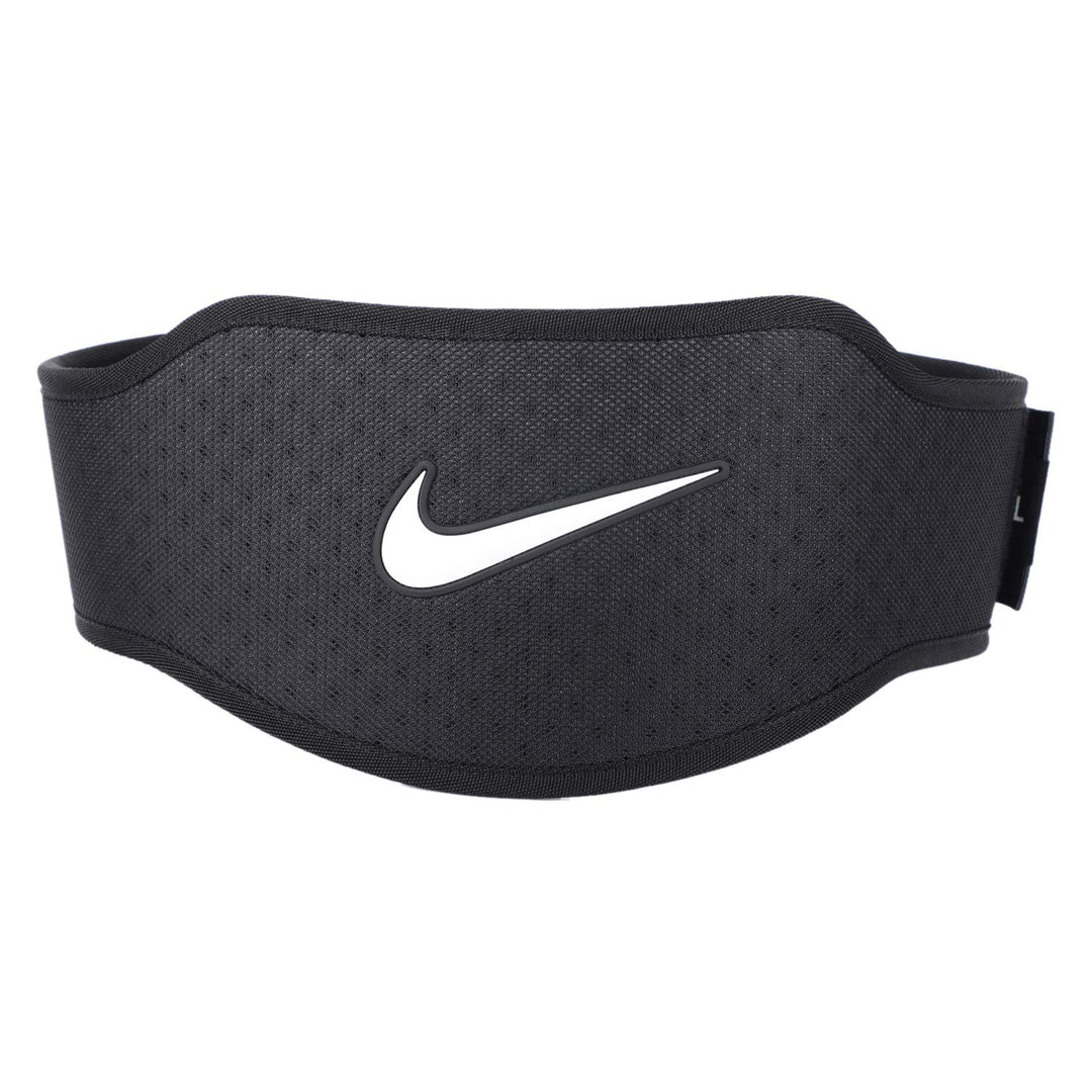 Nike Strength Trainingsgürtel, 3,0 M Schwarz/Schwarz/Weiss, M Schwarz/Schwarz/Weiss