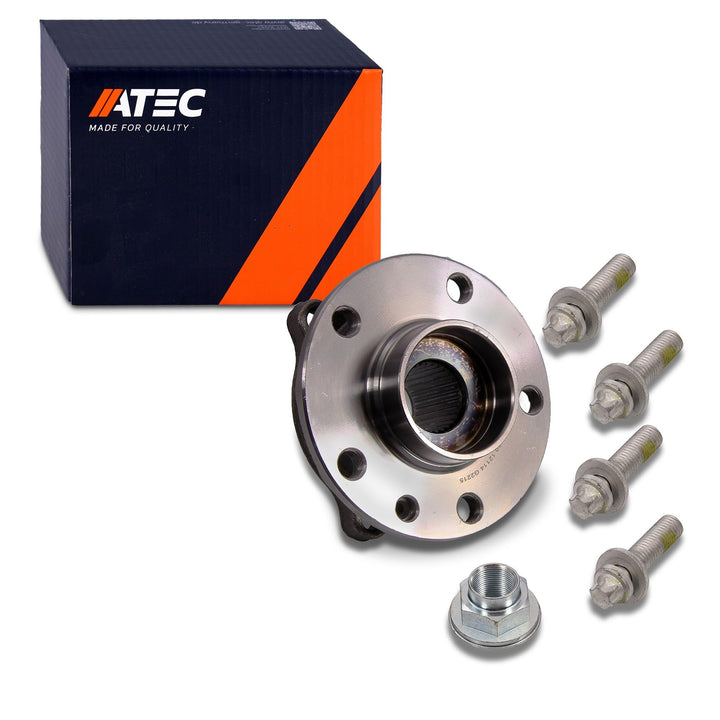 ATEC Germany 1x Radnabe vorne oder hinten Radlager Radlagersatz mit ABS-Sensor, Kompatibel mit ALFA