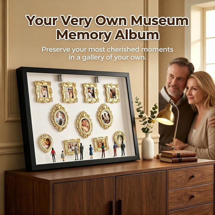DIY Mini Museum Silhouette Box, DIY Mini Museum Bilderrahmen, Mi ni Figuren, Mi ni Menschen Figuren