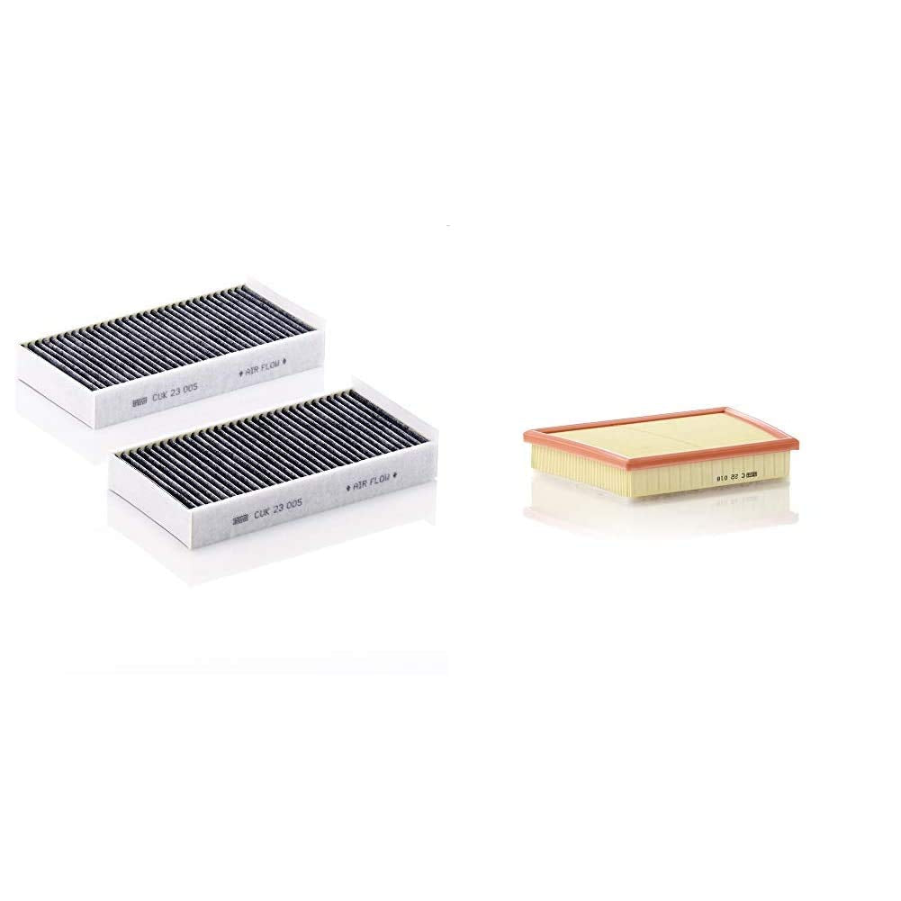 Original MANN-FILTER CUK 23 005-2 - Innenraumfilter mit Aktivkohle - für PKW & C 22 018 - Luftfilter