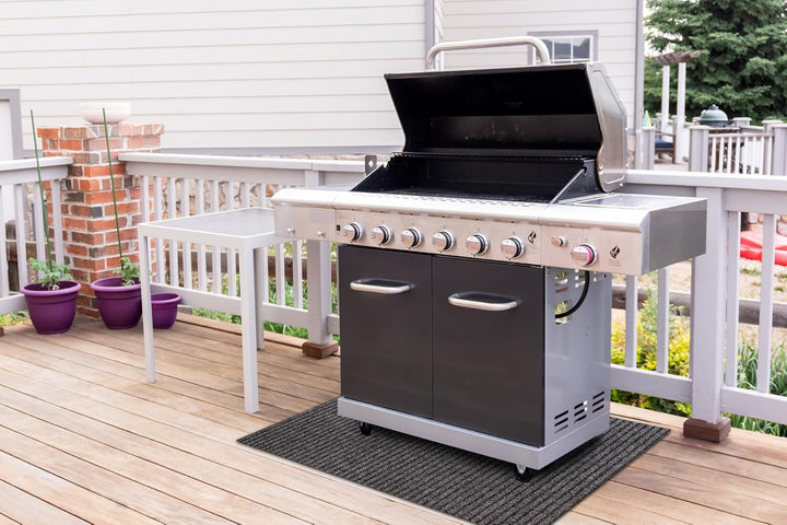 Grillschutzmatte GIN für die Terrasse draussen hellbraun 100x180 cm Gin Hellbraun 100x180 cm, Gin He
