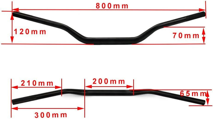1 1/8 "28mm Motorrad Lenker Griffe Rohre - EXC EXCF SX SXF SX XC XCR XCW XCF - Orange, Orange