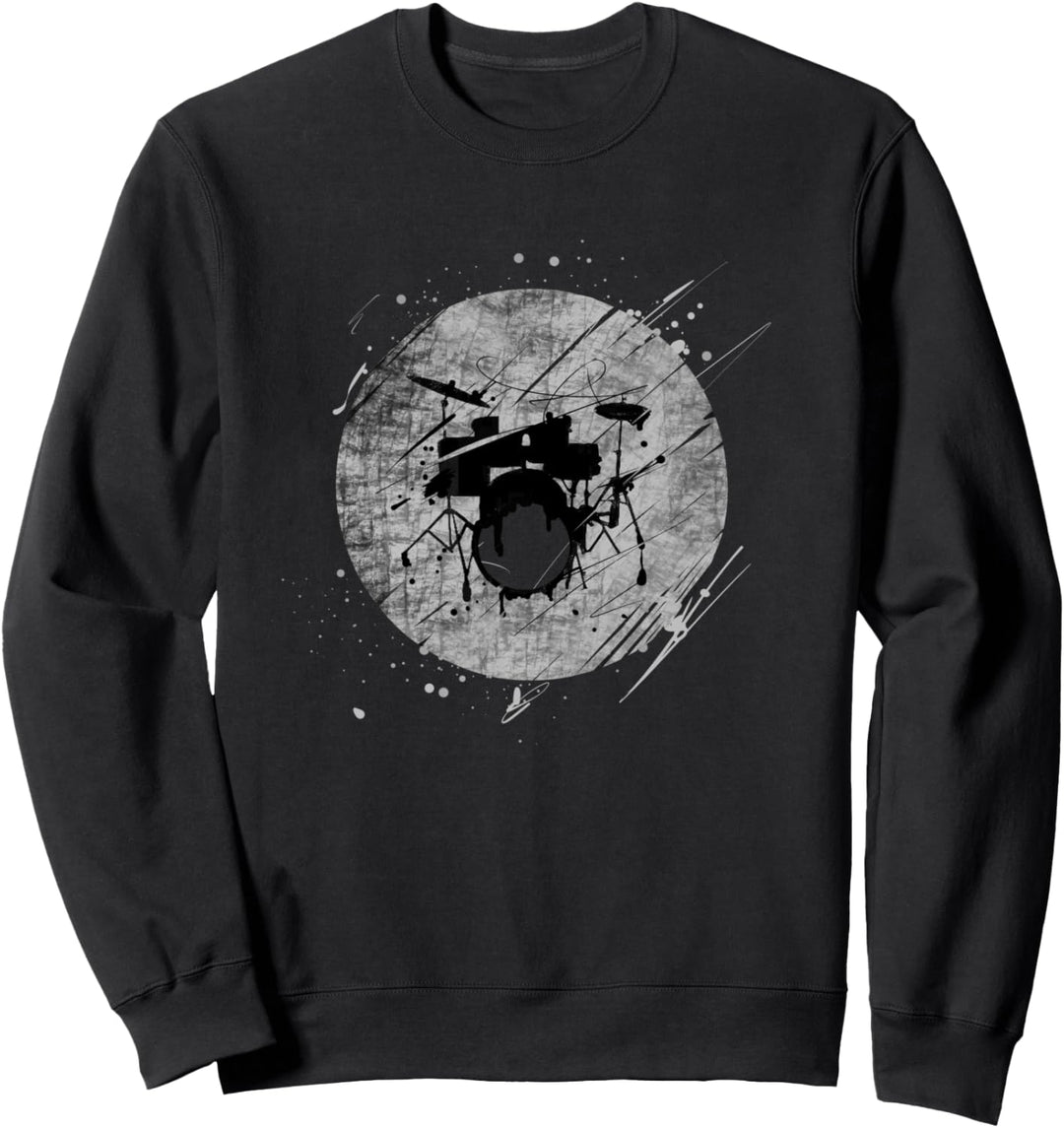 Schlagzeug Set Geschenk Trommelstock Sweatshirt