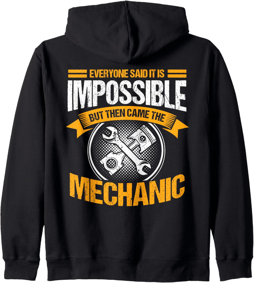 Mechanic Gifts Funny Car Repair Design On Back Kapuzenjacke