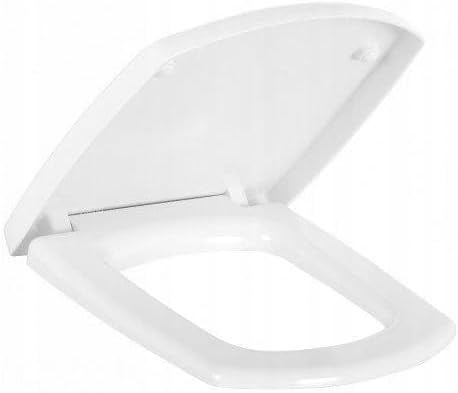 Ramm Toilettensitz kompatibel mit Cersanit Carina, WC Sitz aus antibakteriellem Duroplast, Toiletten