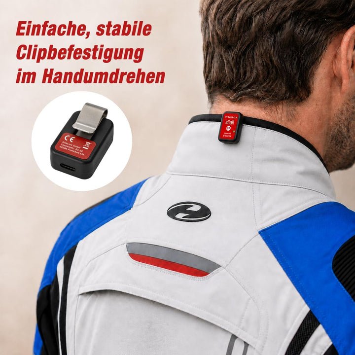 Held eCall System für Motorrad Jacke | Schnelle Hilfe bei Sturz und Unfall