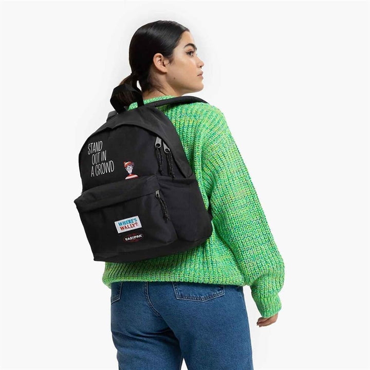 EASTPAK Rucksack Where's Wally x Padded Pak'r Farbe Wally Silk Black, Wally Silk Black, M