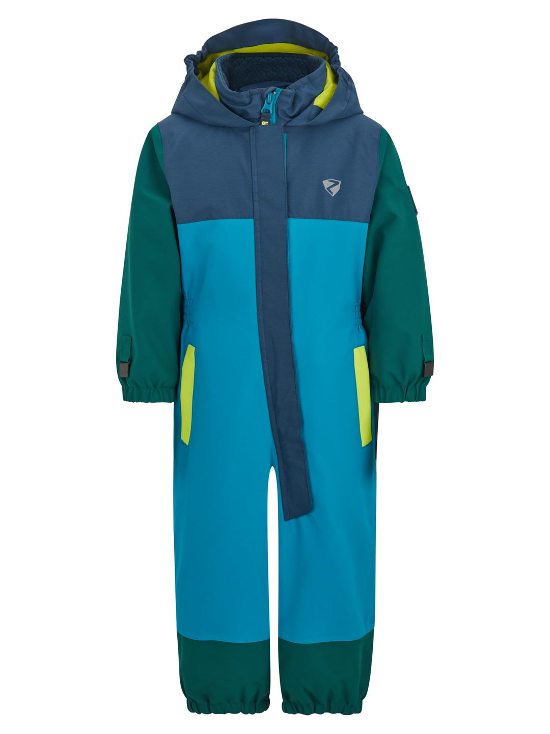 Ziener Unisex Baby Anup Schneeanzug/Skioverall | wasserdicht, winddicht, warm (1er Pack) 86 teal cry