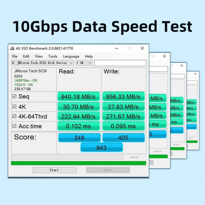 chenyang CY M.2 auf USB Adapter,NVME M-Key M.2 NGFF SATA SSD auf USB 3.0 Typ A & Typ C Combo PCBA Ge