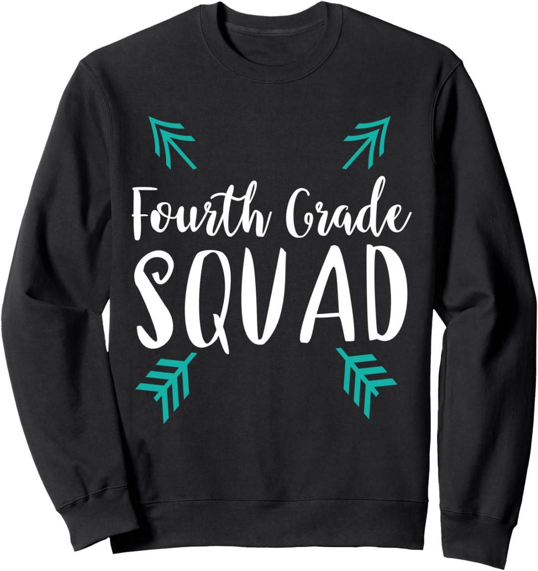 Schulanfang der 4. Klasse für Lehrer und Schüler. Sweatshirt