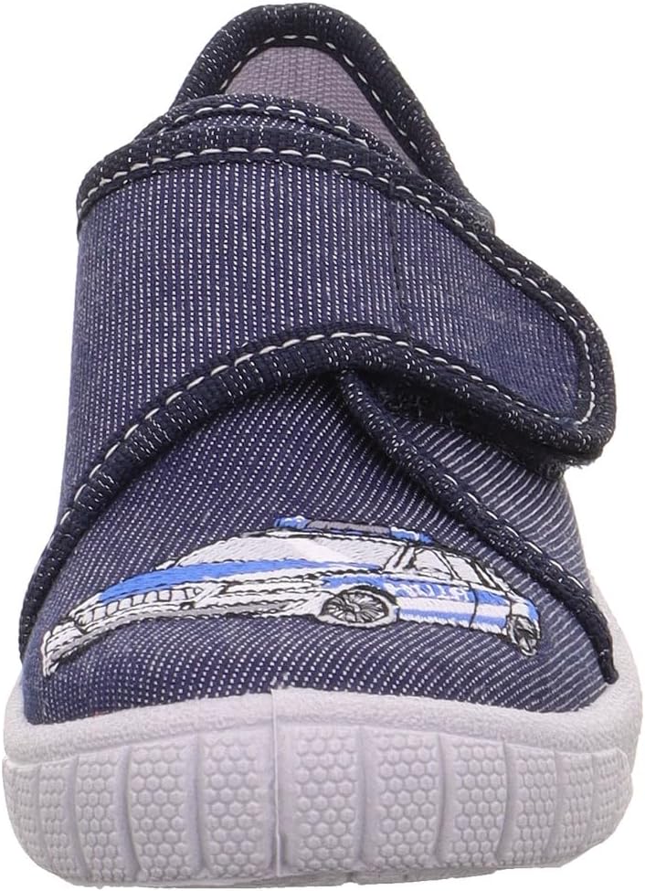 Superfit Jungen Bill Hausschuhe 1-800278 Hausschuhe 23 EU Blau Grau 8080, 23 EU Blau Grau 8080