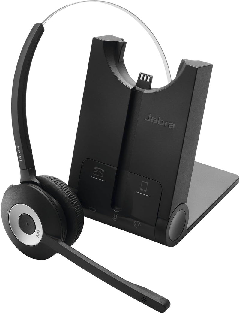 Jabra Pro 925 Bluetooth On-Ear Mono Headset- HD Voice und Noise Cancelling- ganztägige Akkulaufzeit-