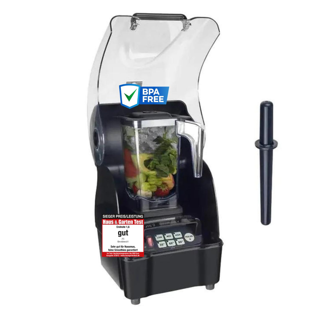 OmniBlend V Hochleistungsmixer mit Geräuschschutz I Smoothie Mixer mit BPA-freiem 1,5L Behälter & 6-