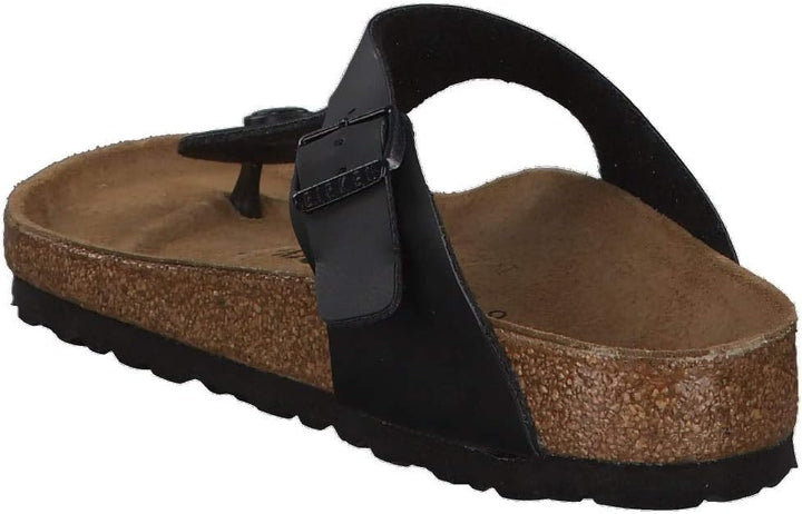 Birkenstock Classic Gizeh Birko-Flor Unisex-Erwachsene Zehentrenner 38 EU Schwarz, 38 EU Schwarz