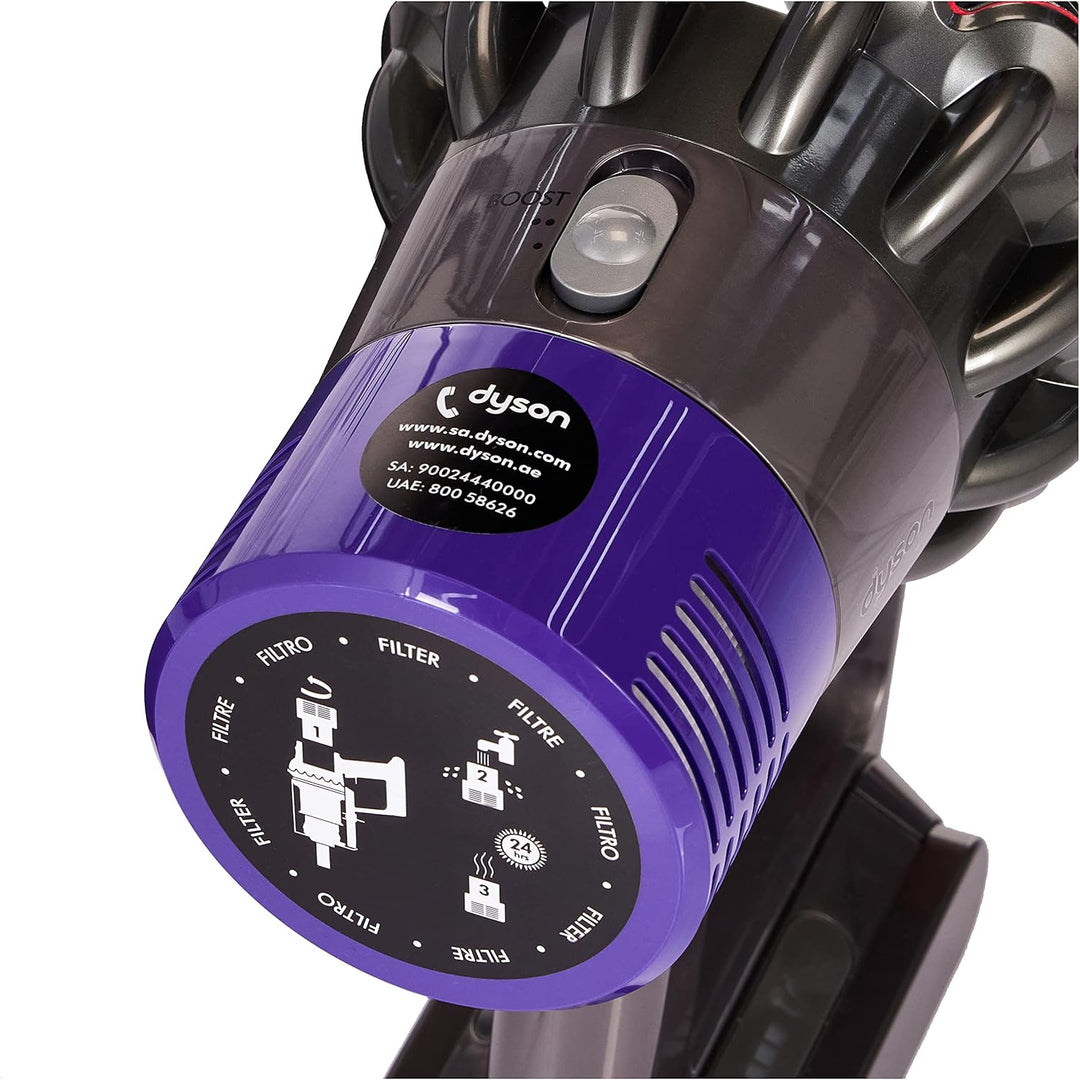 Dyson 330V10Absolute+ V10 Absolute, Kabelloser Stab-Staubsauger, grau und rot, Kunststoff