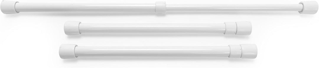 Camco 44063 Kühlschrankstangen für Caravan, von 25,4 bis 43,2 cm, Weiss, 3 Stück