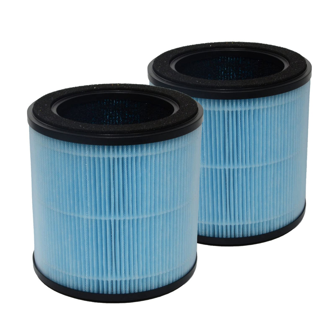 PUREBURG Ersatzfilter kompatibel mit Homvana H201 & TEC.Bean JH50G-M Luftreinigern, 2 Stück, H13 HEP