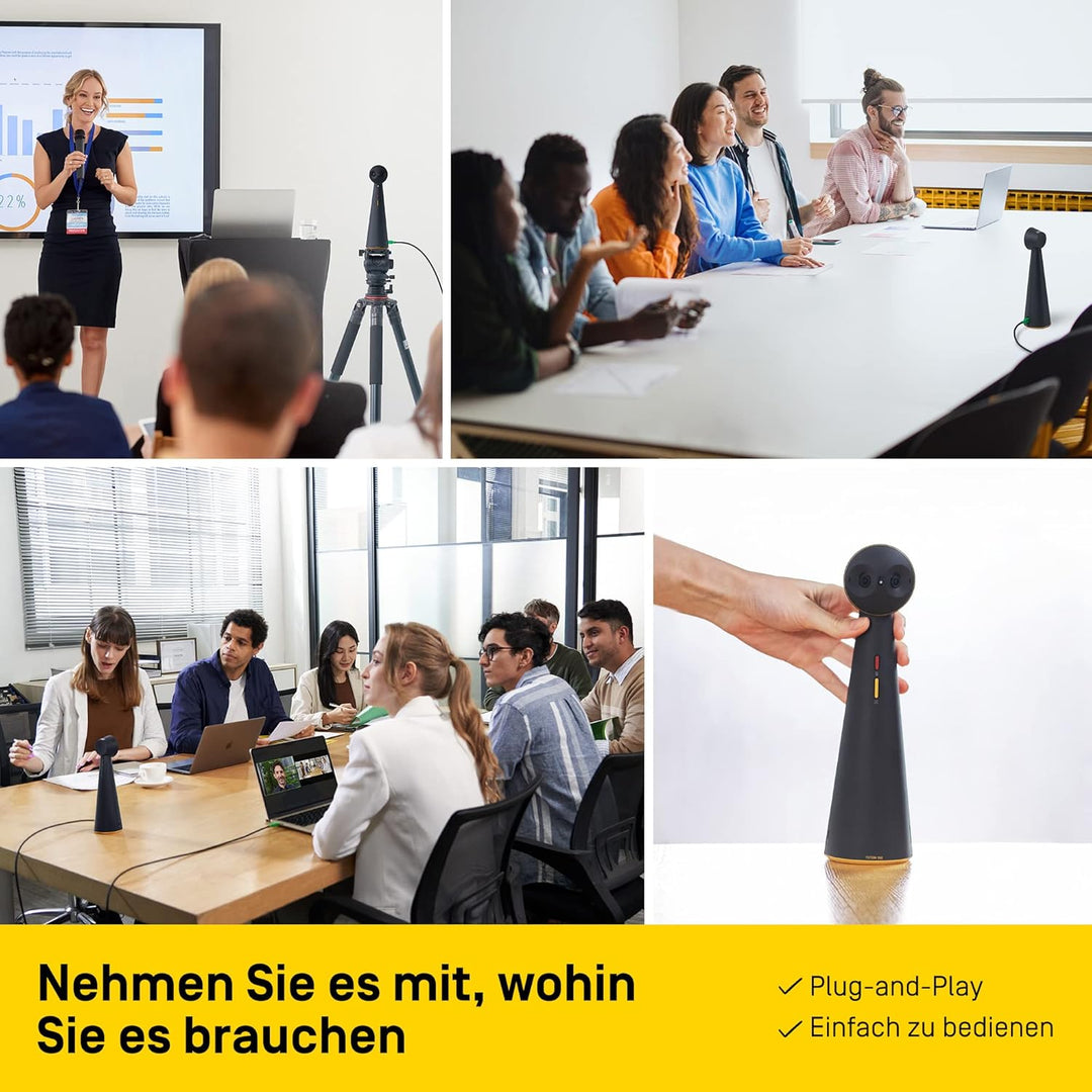 Ipevo Totem 180 Grad 4K Video-Konferenzkamera