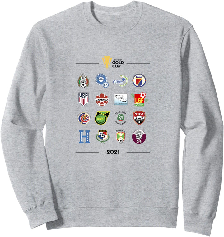 Designs of Past Editions and Champions of the Gold Cup Sweatshirt