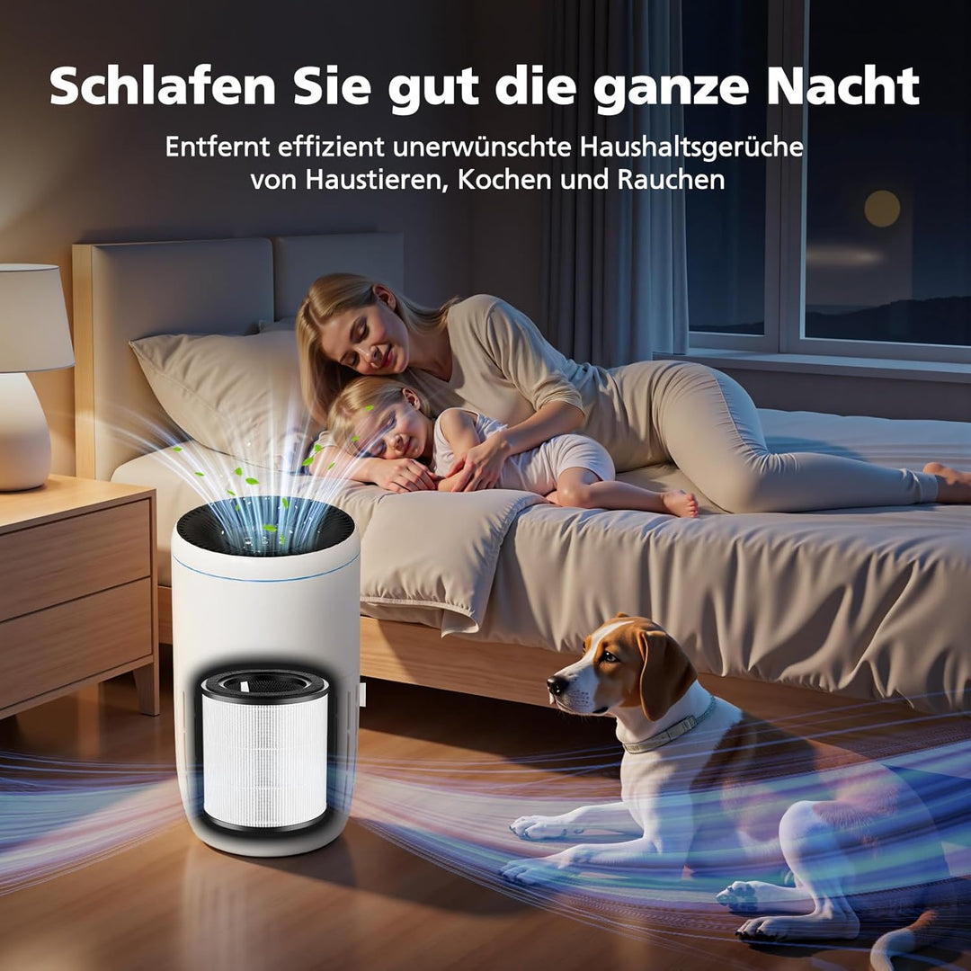 Air 4000 Ersatzfilter für Bosch Air 4000-Luftreiniger, 3-in-1 HEPA Air 4000-Filter mit Hocheffizient