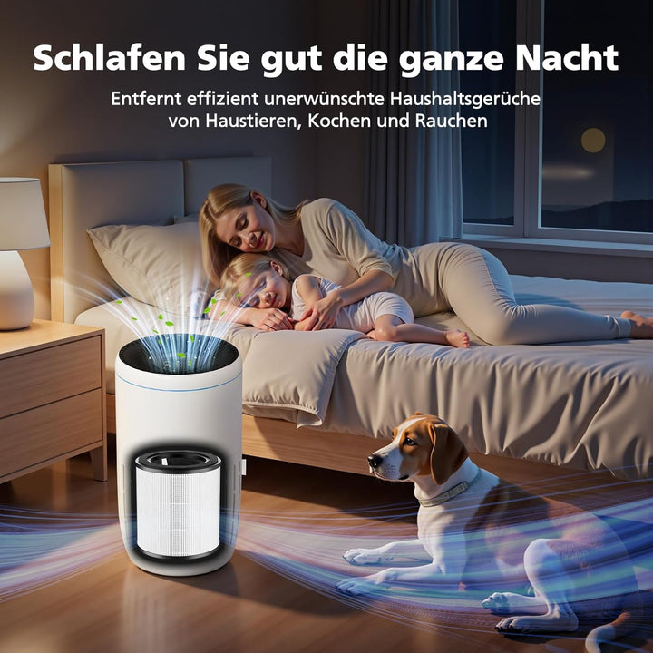 Air 4000 Ersatzfilter für Bosch Air 4000-Luftreiniger, 3-in-1 HEPA Air 4000-Filter mit Hocheffizient
