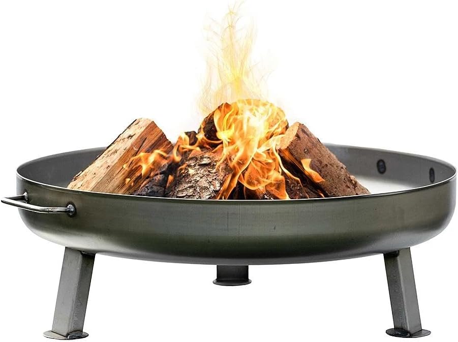 Czaja® Feuerschale Bonn 80 cm mit Funkenschutz Flamme | Feuerschalen mit Funkengitter für den Garten