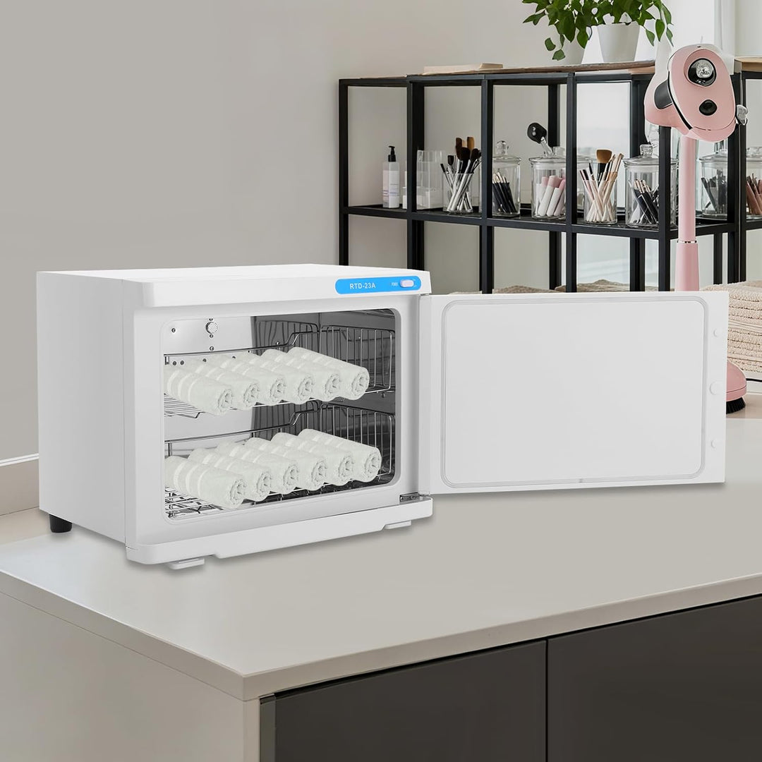 Handtuchwärmer, 200W Handtuchheizschrank, 23L Kapazität (Weiss) | Elektrischer Handtuchwärmer, Edels