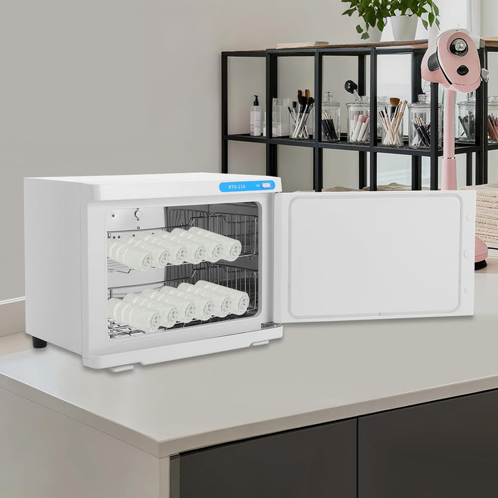 Handtuchwärmer, 200W Handtuchheizschrank, 23L Kapazität (Weiss) | Elektrischer Handtuchwärmer, Edels