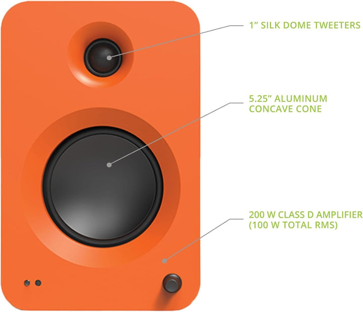 Kanto Ren 200W Powered Speaker System with HDMI ARC Input for TV & Home Theater | USB-C and Bluetoot