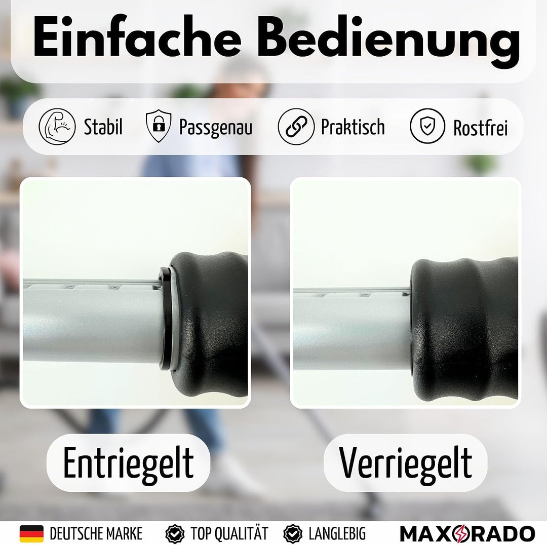 Teleskoprohr Verlängerungsrohr Ausziehbar kompatibel mit Ersatzteil für Bosch Siemens Staubsauger Ro